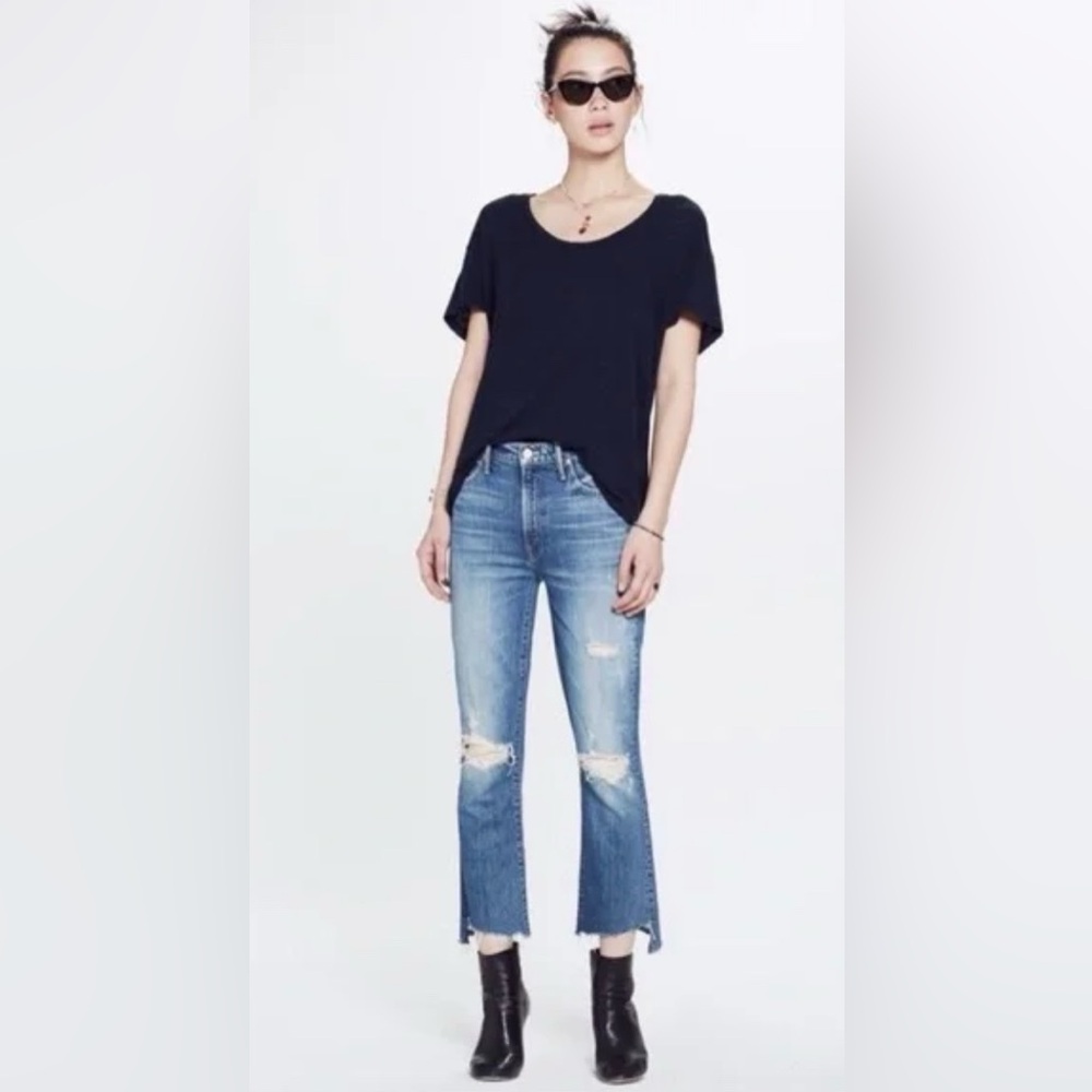 MOTHER Superior Insider Crop Step Chew sz 27